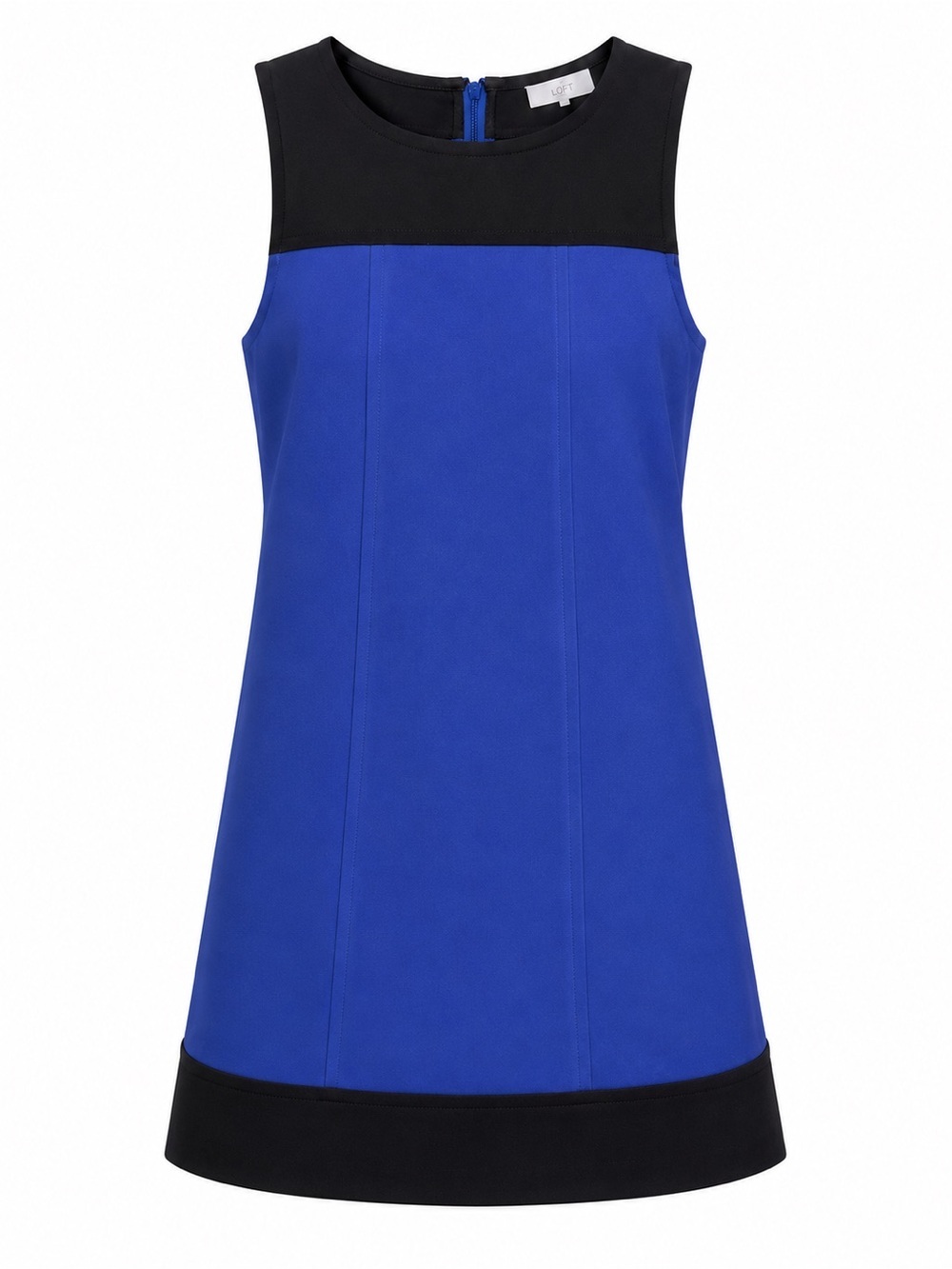 Loft NWT colorblock shift dress, size 2